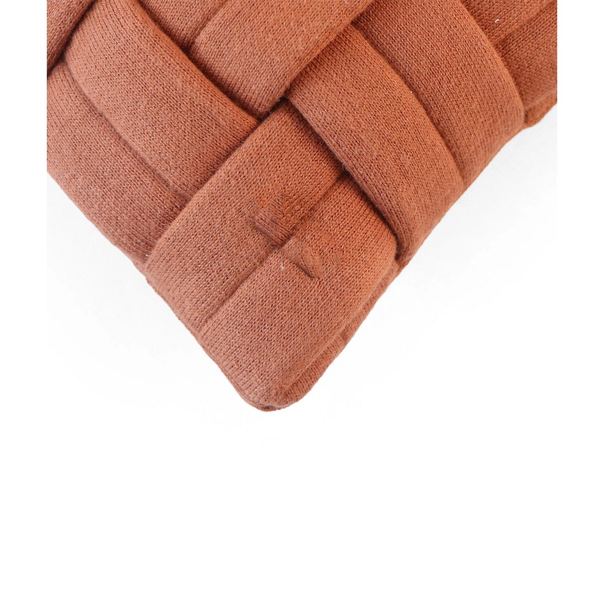 Orange – Cushion Cover / Kussenhoes – Braided Fabric