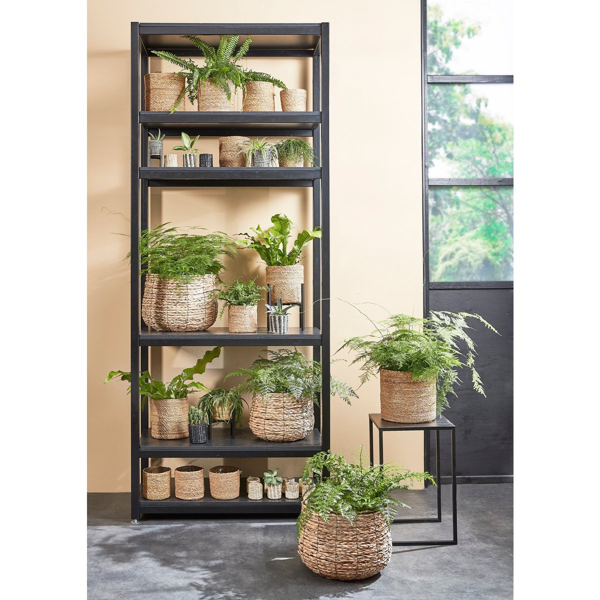 Plantenmand Lichtbruin Zeegras