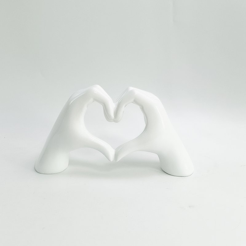Hand Hart Decoratie – Polyresin Designbeeld