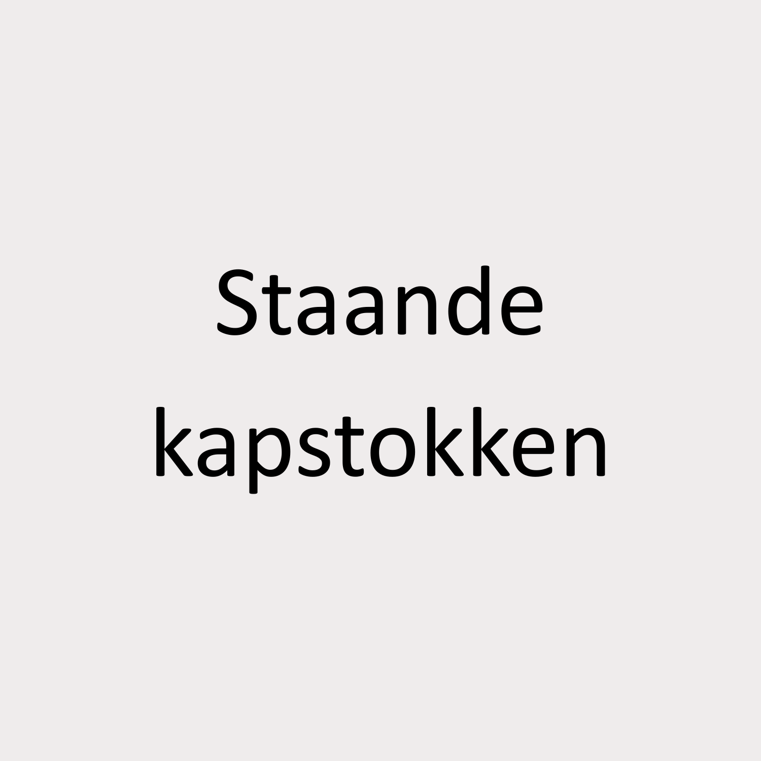 Staande kapstokken