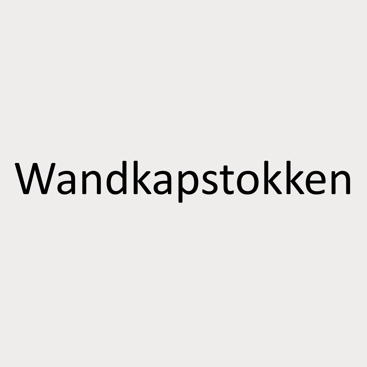 Wandkapstokken