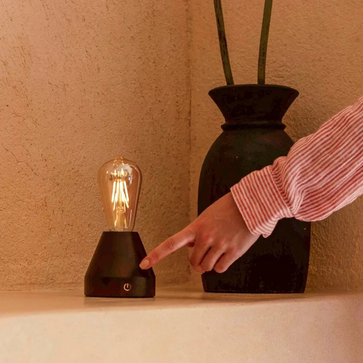 Zavi Donkerbruin Tafellamp