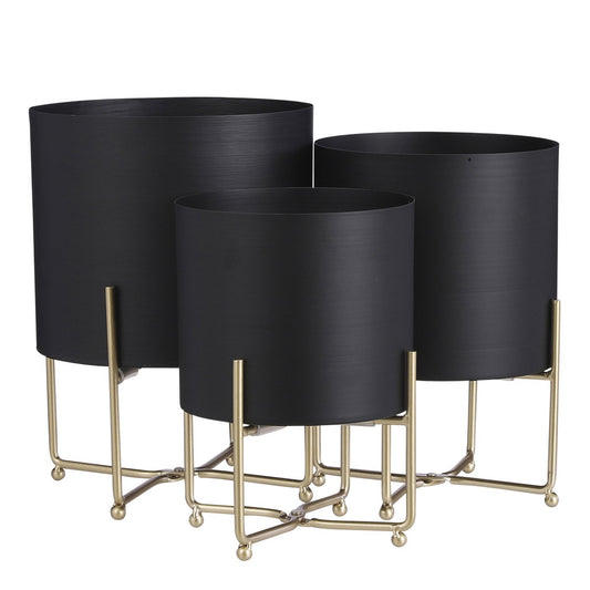 Plantenstandaard set Zwart Ijzer