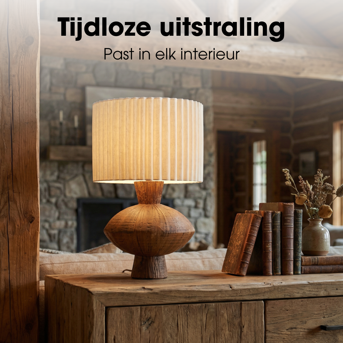 Tafellamp Frey Bruin