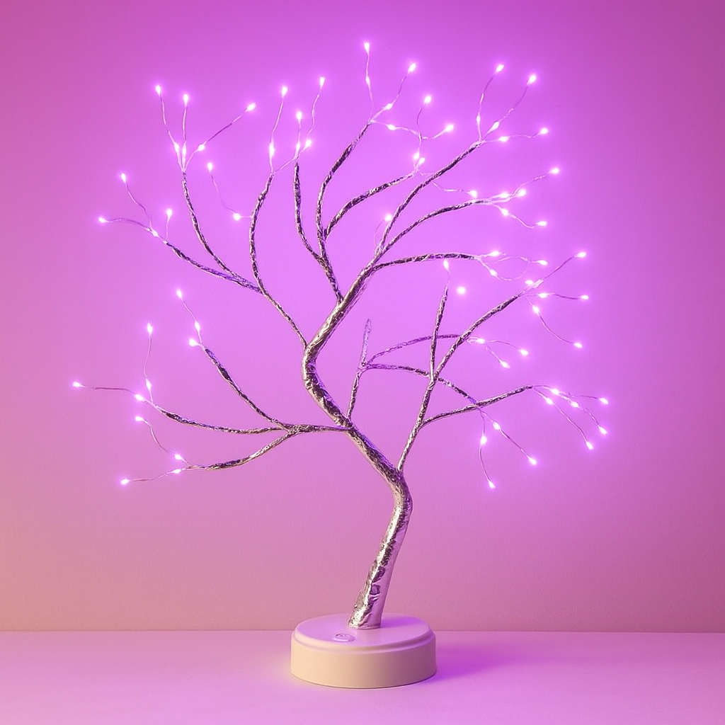 Magische LED Boomlamp, Breng sfeer in je kamer!