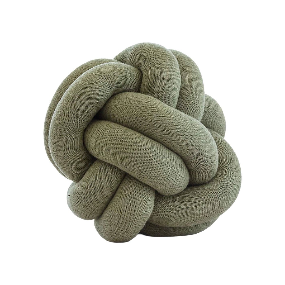 Green Knot Ball – Cushion / Kussen – 30×30 cm