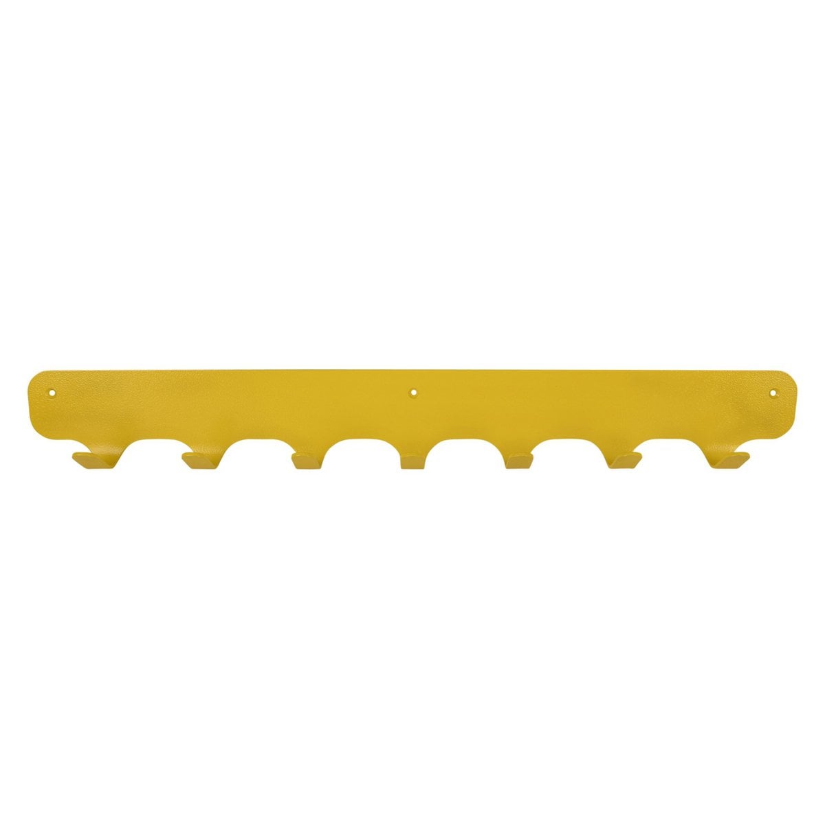 Rounded Seven Wandkapstok – Metaal – 7 Haken Industrieel