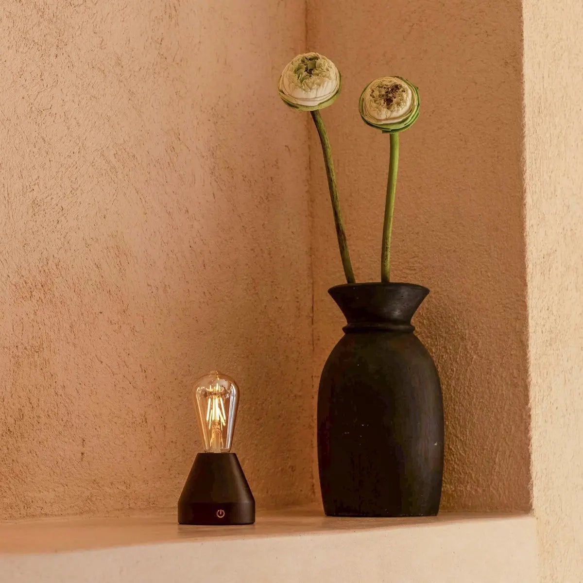 Zavi Donkerbruin Tafellamp