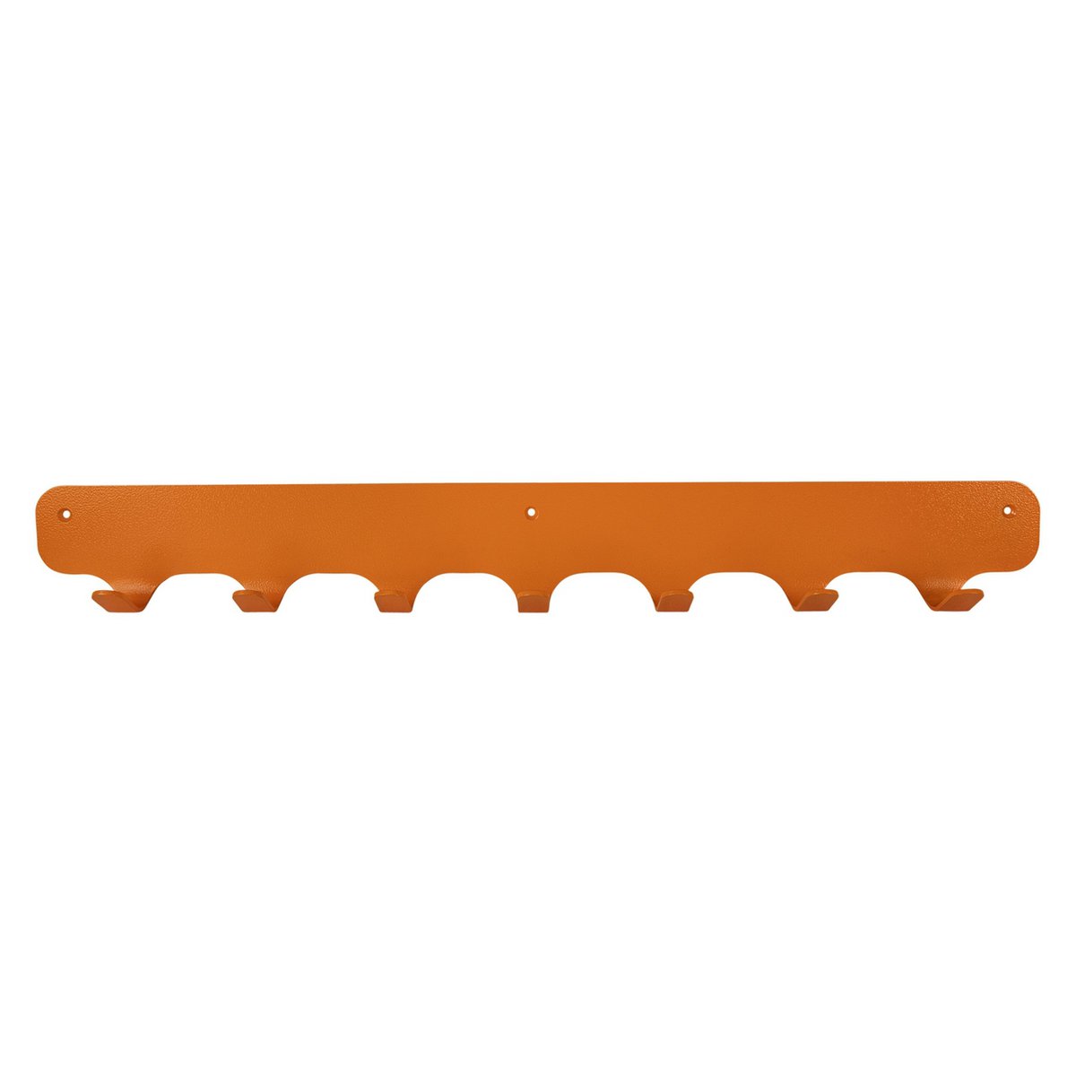Rounded Seven Wandkapstok – Metaal – 7 Haken Industrieel