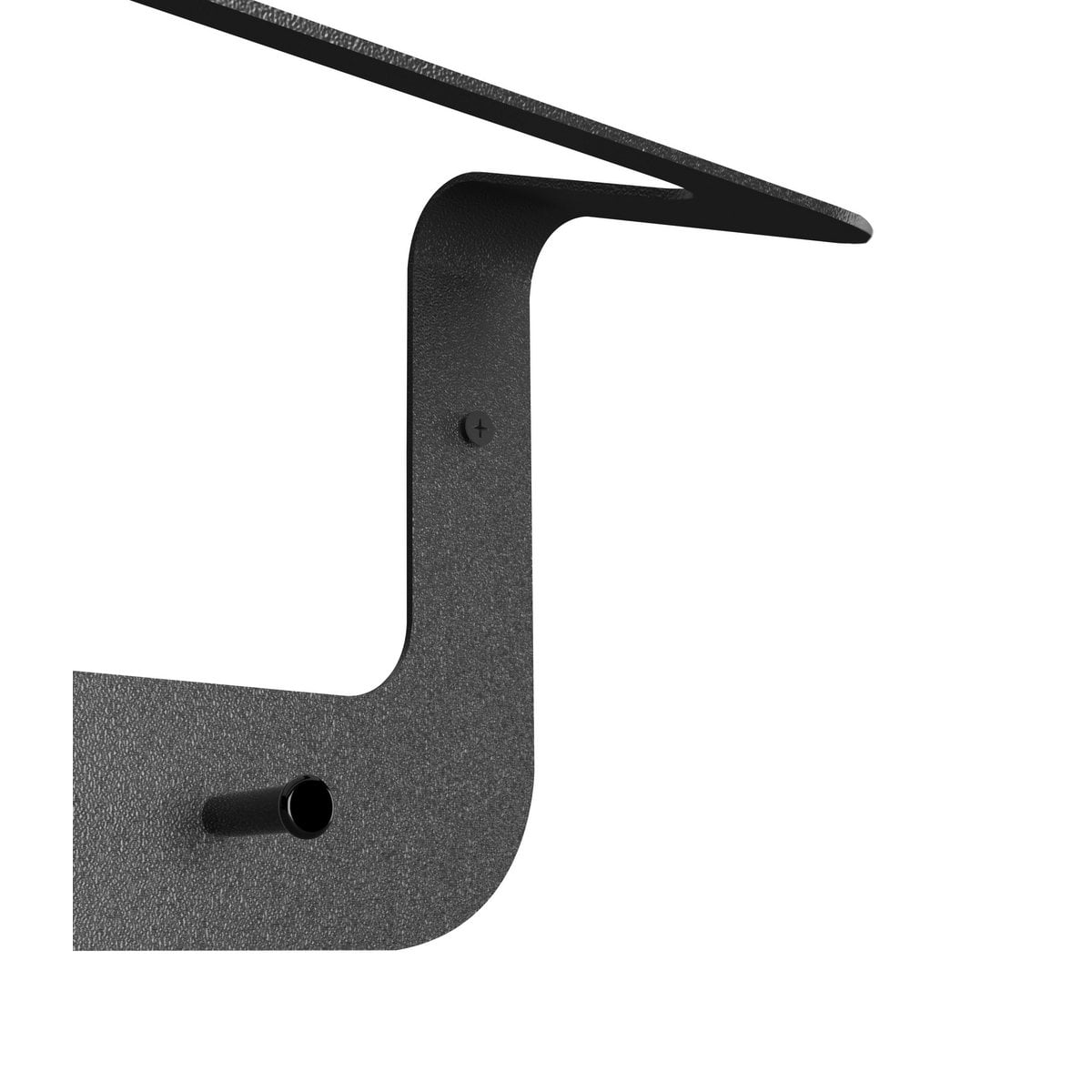 Linea Wandkapstok – Metaal – 10 Haken met Opbergruimte