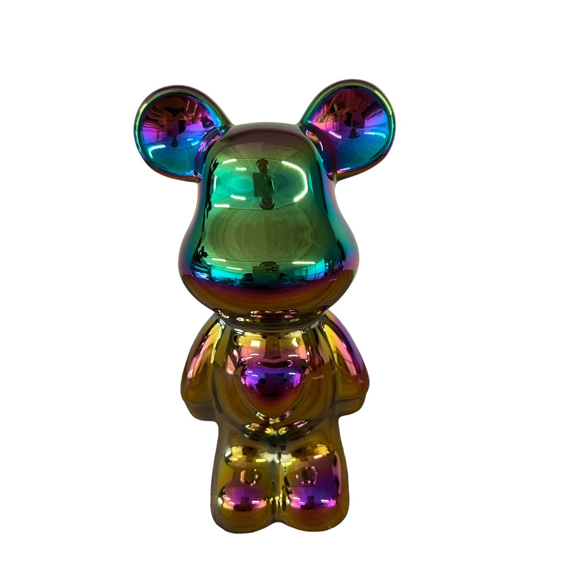 Keramische Beer Decoratie – Roze Designbeeld