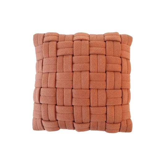 Orange – Cushion Cover / Kussenhoes – Braided Fabric