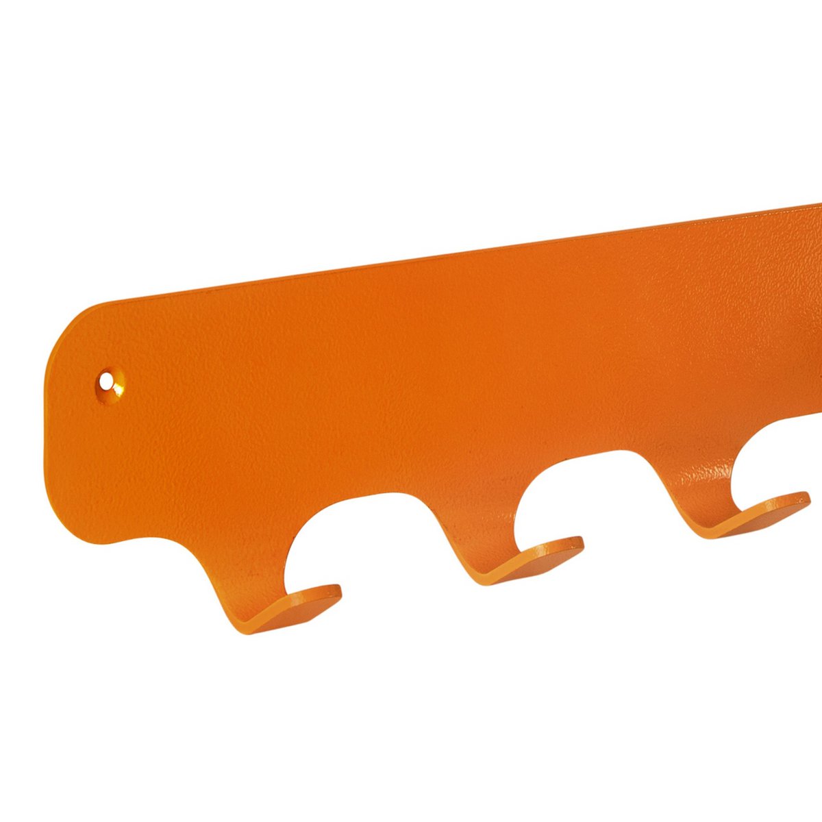 Rounded Seven Wandkapstok – Metaal – 7 Haken Industrieel