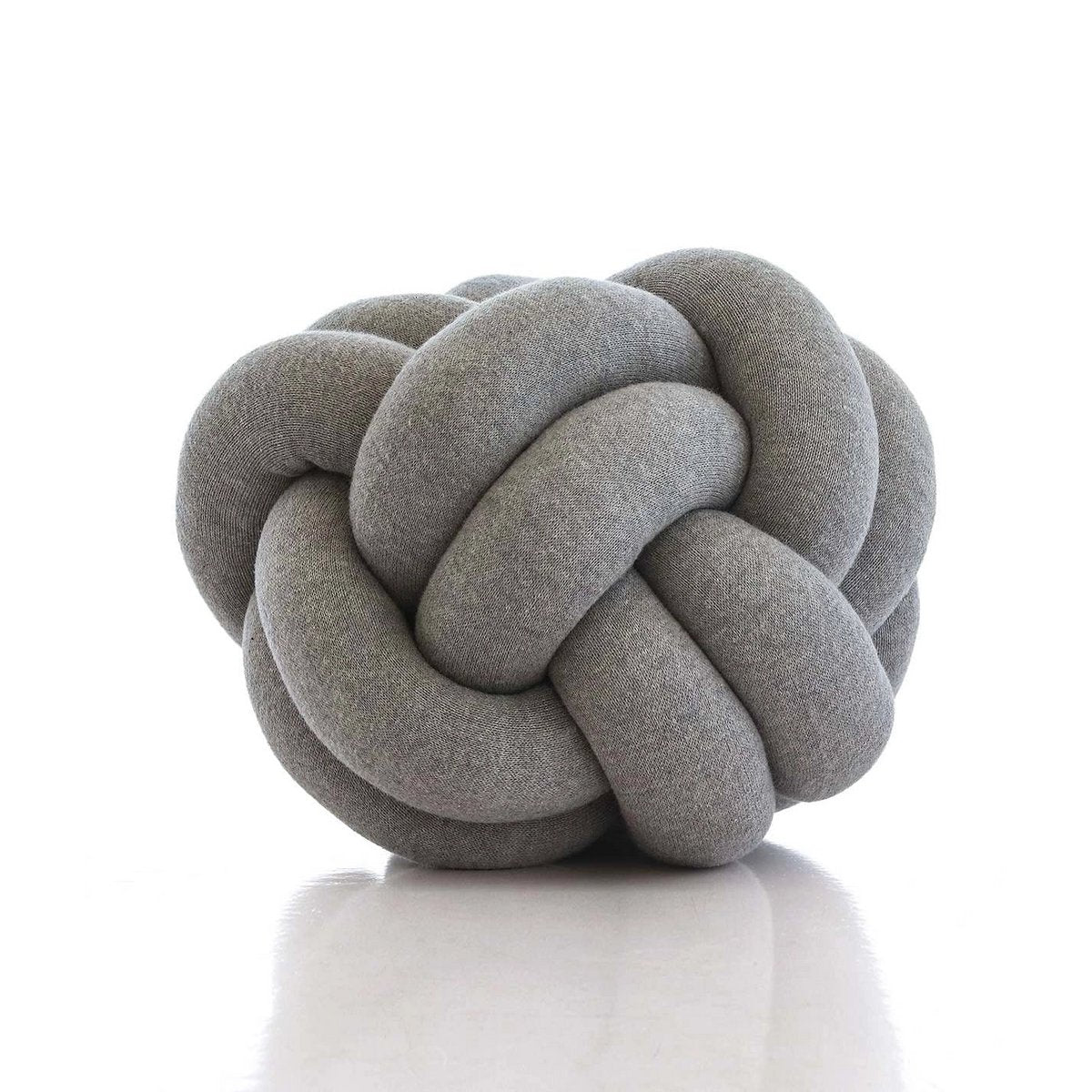 Urbane Hide Nodo Knoopkussen – Lichtgrijs Melange