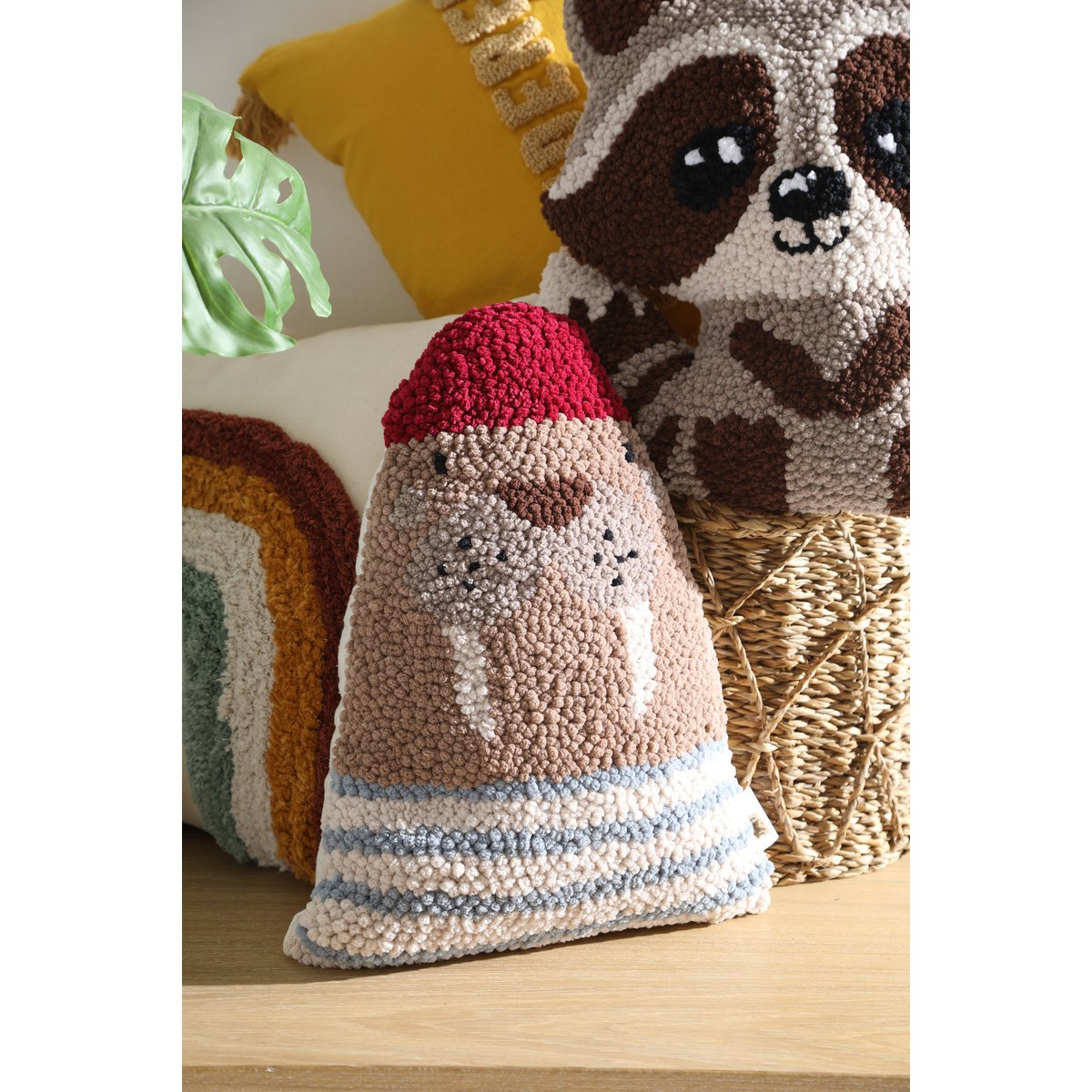 Walrus Sierkussen – Punch Needle Structuur