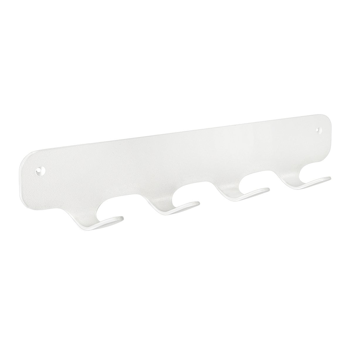 Rounded Four Wandkapstok – Metaal – 4 Haken Industrieel