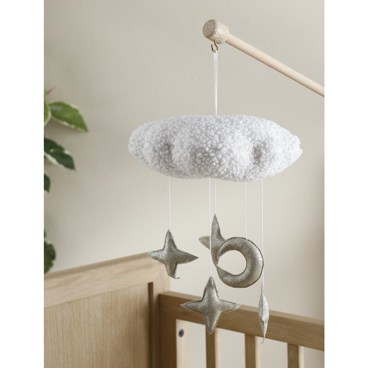 Cirrus Baby Mobiel – Teddy Wolk met Sterren & Maan