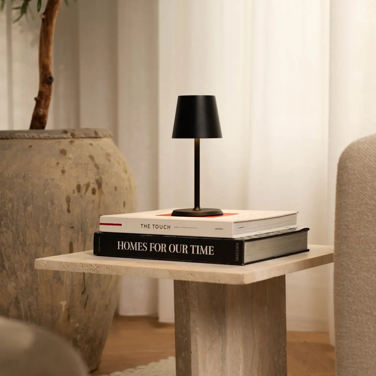 James Oplaadbare Tafellamp – Draadloze Dimbare Tafellamp