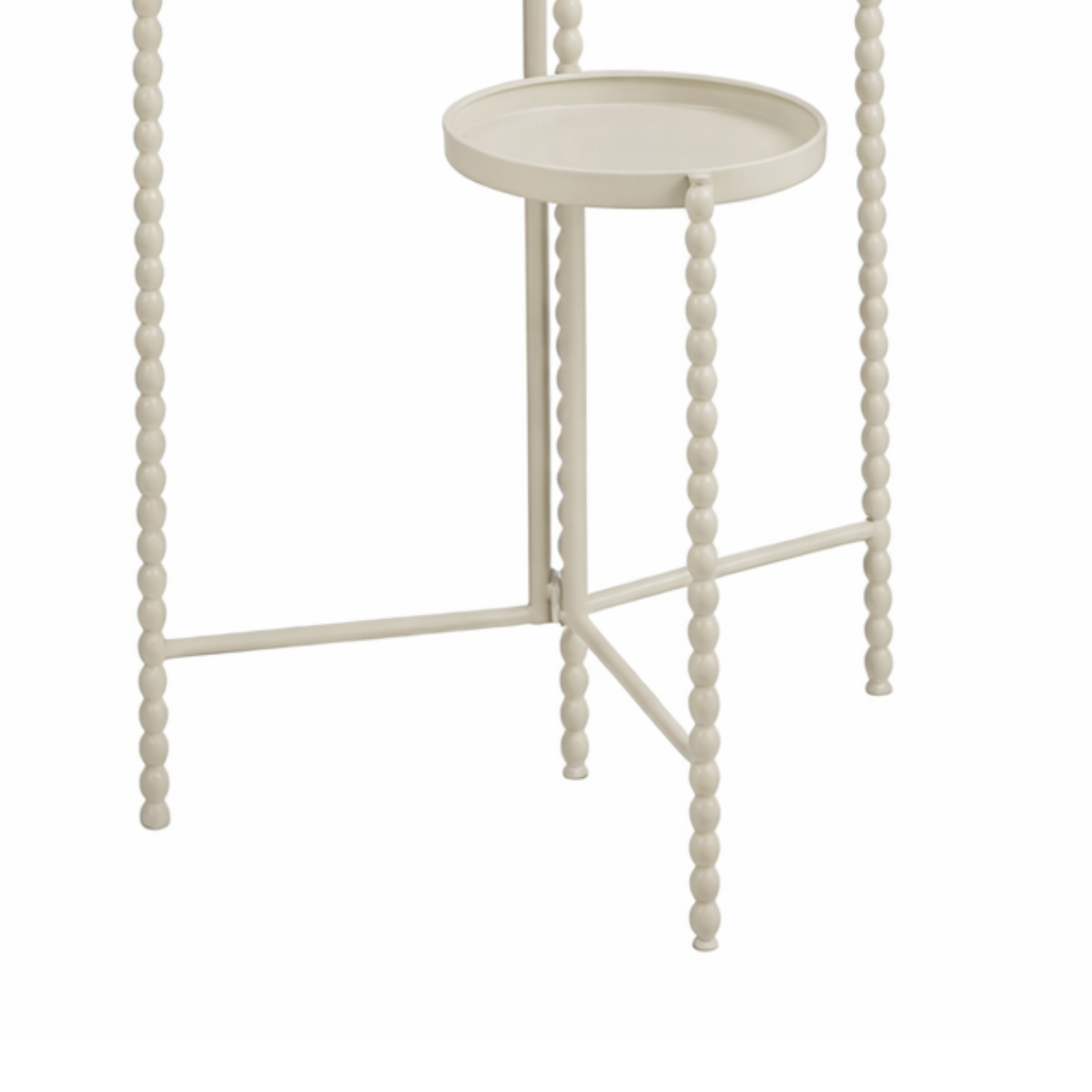 Plantenstandaard – Metalen Plantentafel 3 Niveaus – Off-White