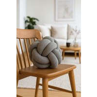 Urbane Hide Nodo Knoopkussen – Lichtgrijs Melange