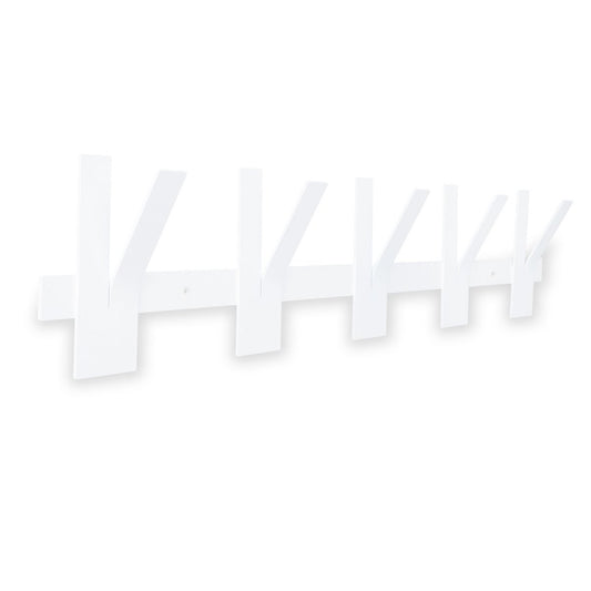 Gorillz Incision - Wandkapstok - 10 Kapstok haken - Metaal - Wit