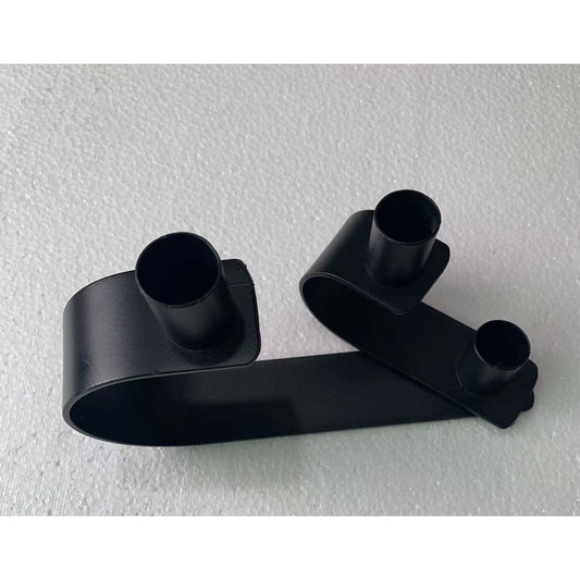 metalen kandelaar zwart