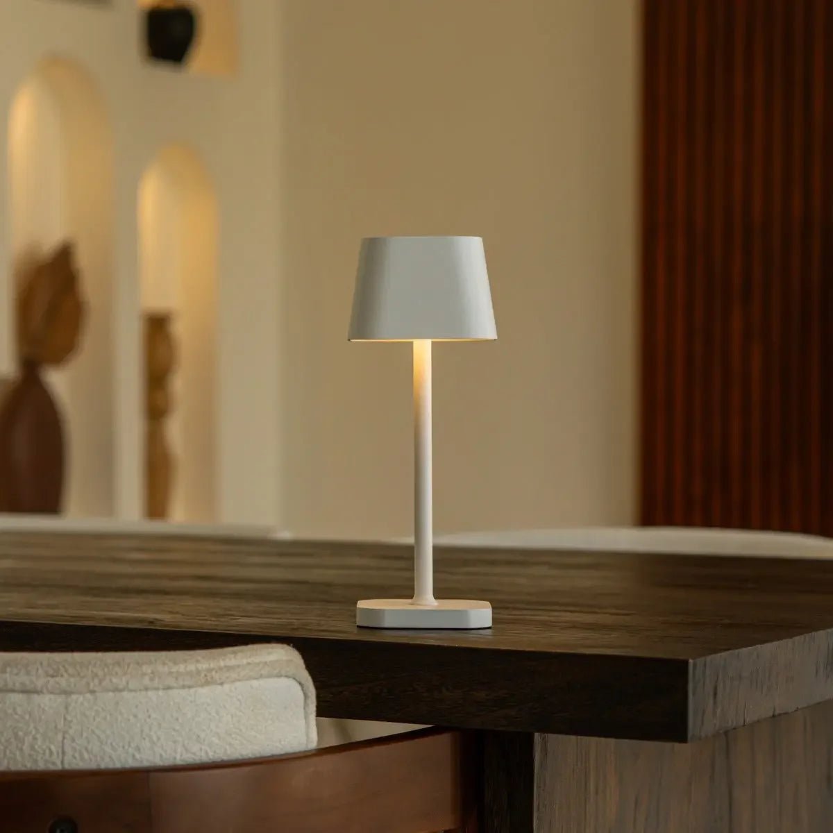 Ava Oplaadbare Tafellamp – Draadloze LED Lamp – Dimbaar