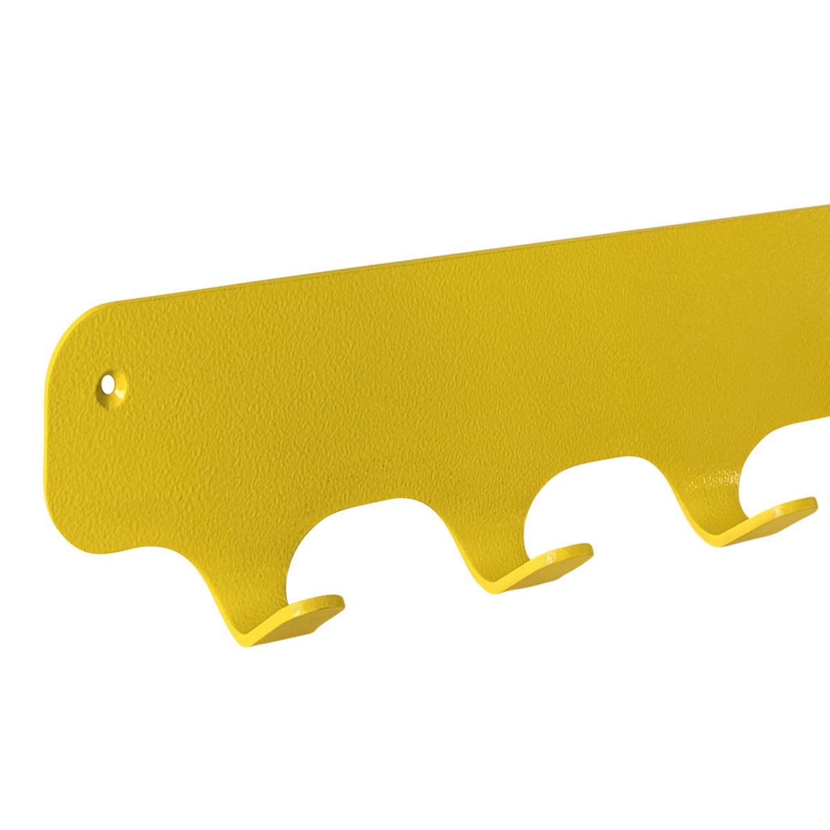 Rounded Seven Wandkapstok – Metaal – 7 Haken Industrieel