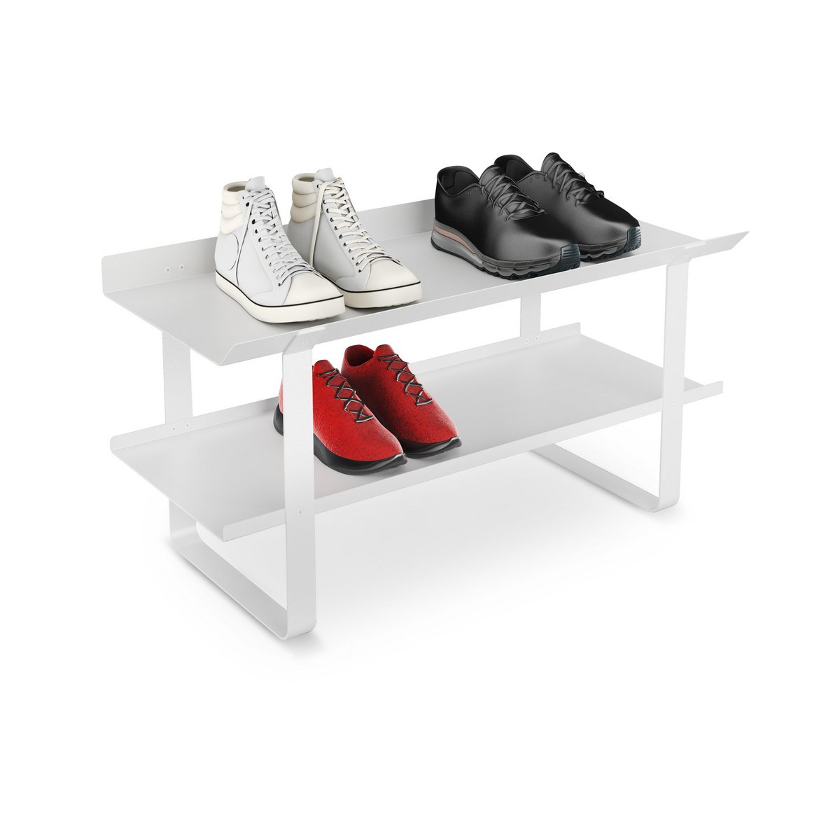 Layer Schoenenrek – 2 Laags – Metaal – 8 Paar
