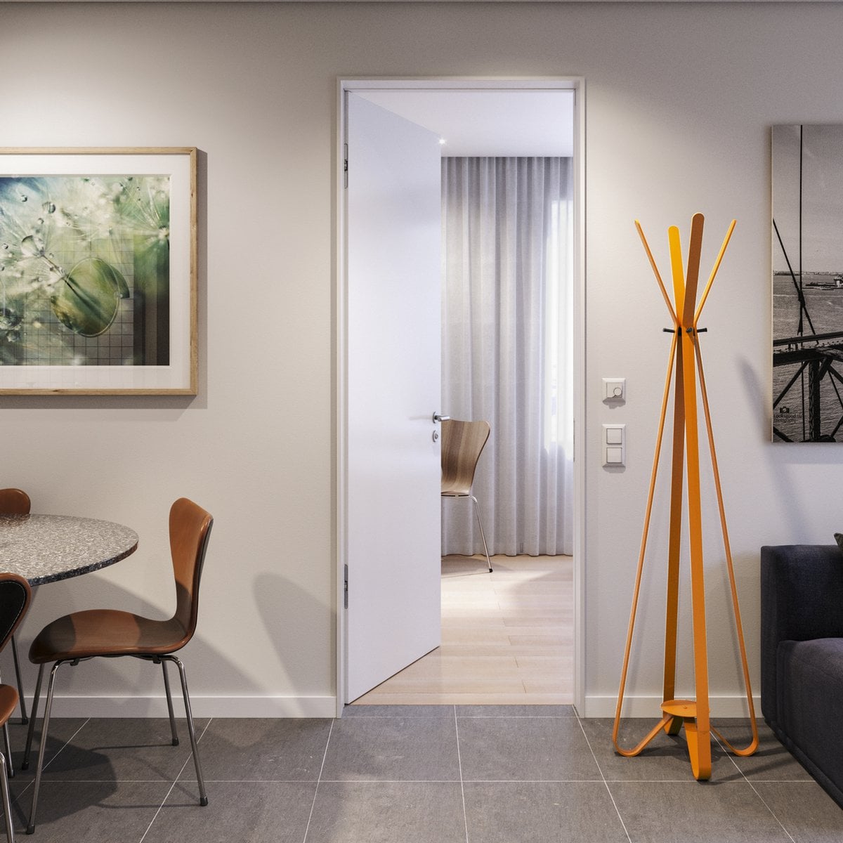 Modi Staande Kapstok – Industriële Stalen Kapstok met 8 Haken