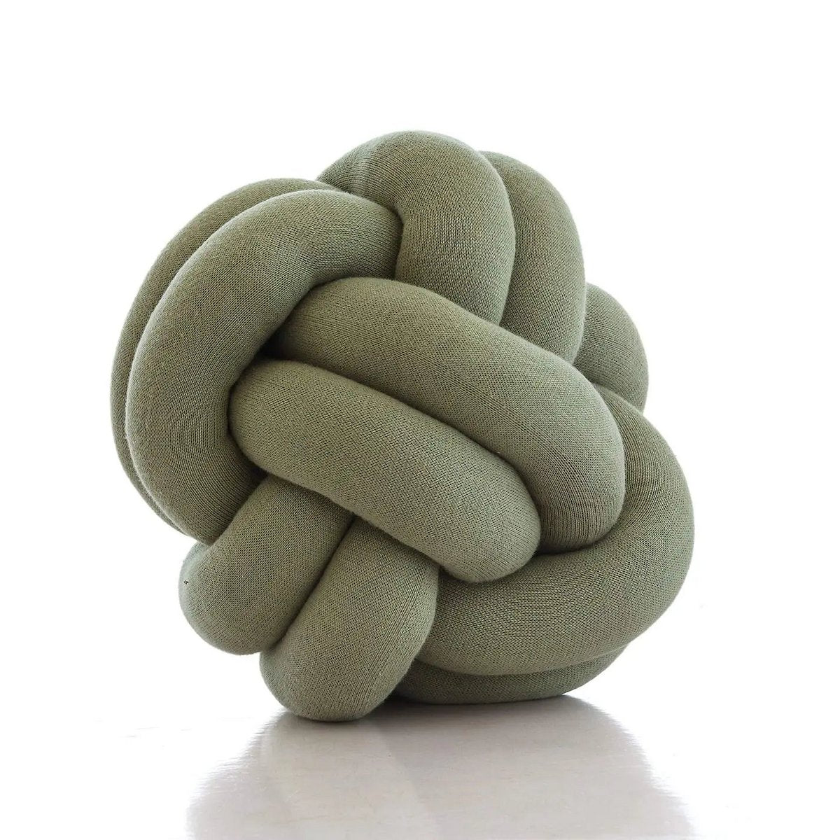 Green Knot Ball – Cushion / Kussen – 30×30 cm