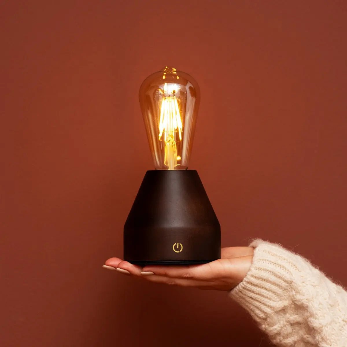 Zavi Donkerbruin Tafellamp