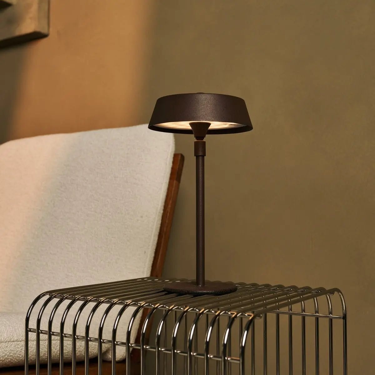 Luca Mokka Bruine USB Oplaadbare Lamp