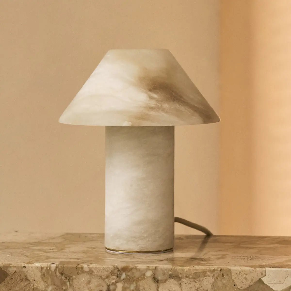 Eleonora Tafellamp – Massief Albast – Luxe Design Lamp