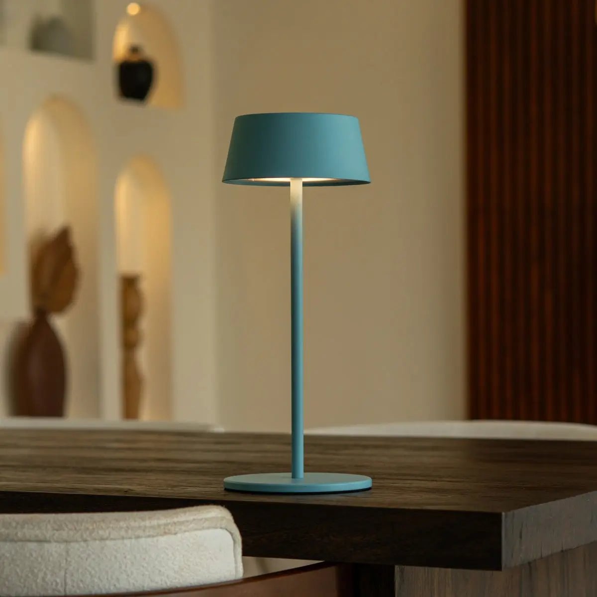 Hugo Oplaadbare Tafellamp – Draadloze Dimbare Designlamp