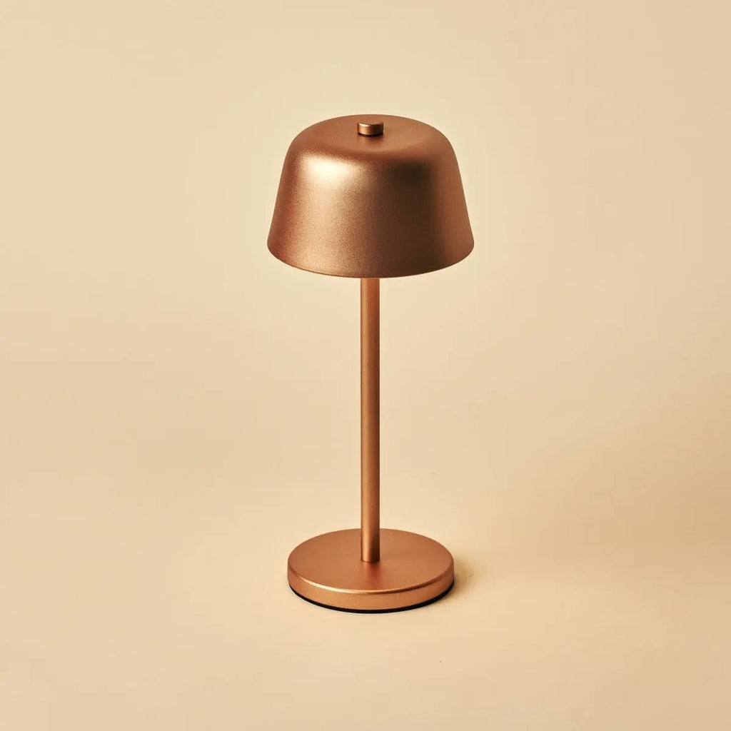 Anton Oplaadbare Tafellamp – Koper – Metaal & Aluminium – Draadloos – Dimbaar