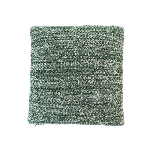 Green – Cushion Cover / Kussenhoes – Chunky Knit Texture – 45×45 cm