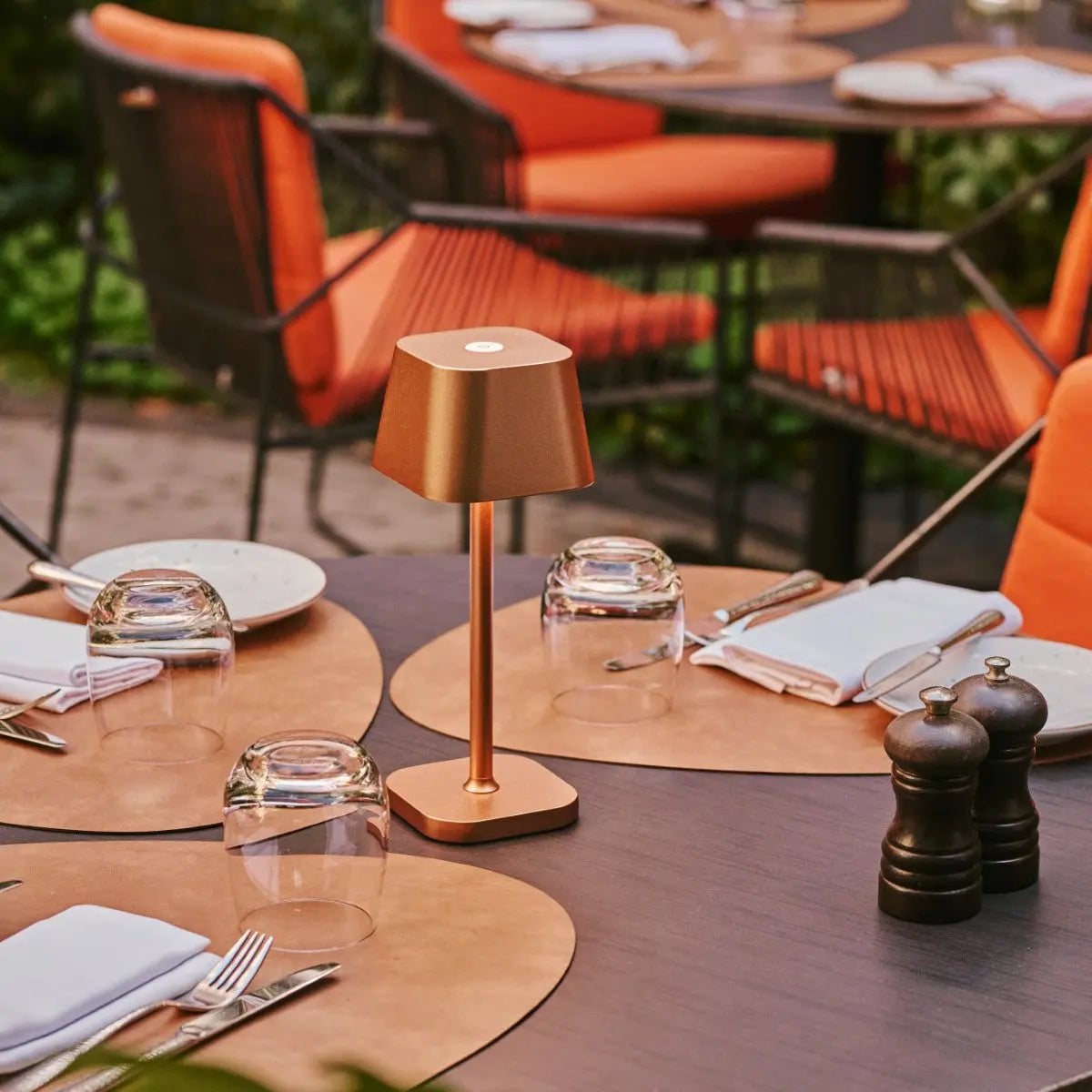 Ava Copper Rechargeable Table Lamp | Stylish, Cordless & Dimmable