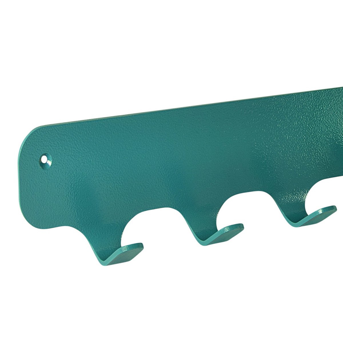 Rounded Seven Wandkapstok – Metaal – 7 Haken Industrieel