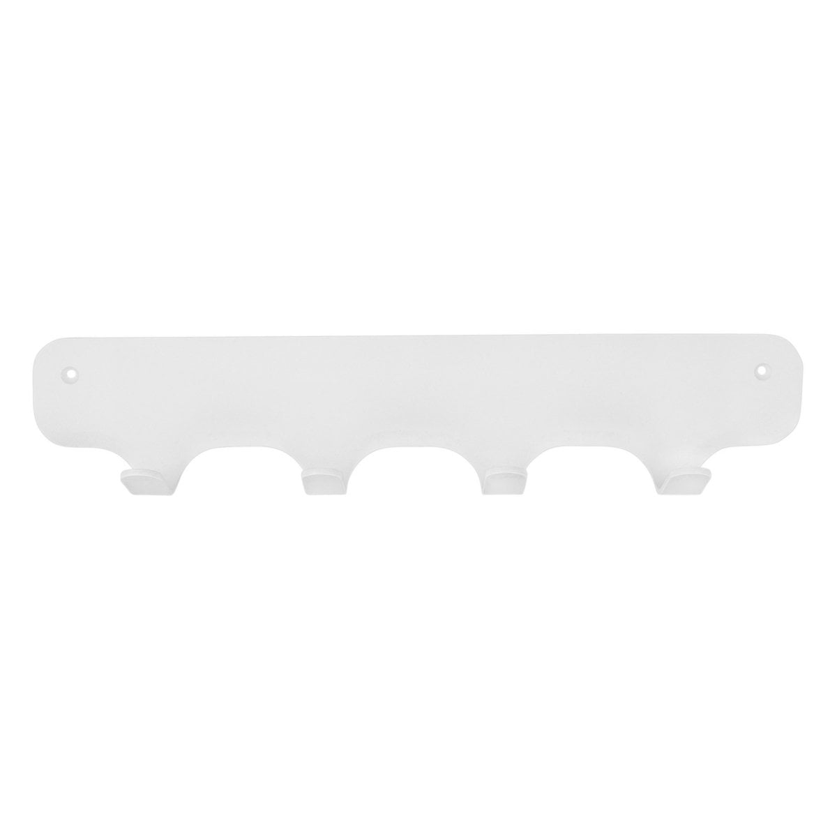 Rounded Four Wandkapstok – Metaal – 4 Haken Industrieel