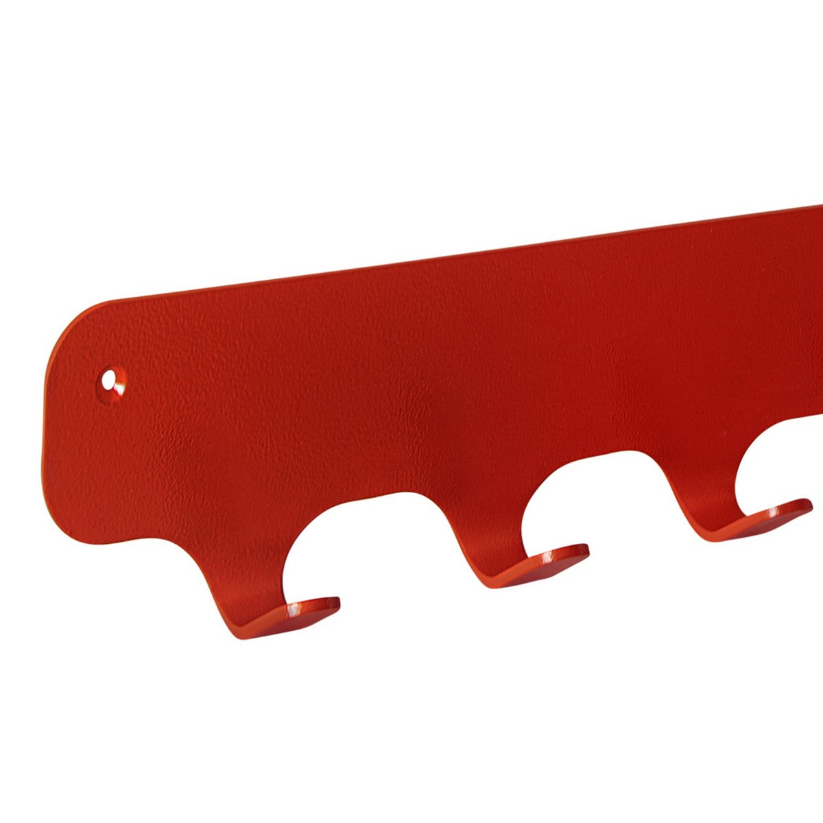 Rounded Seven Wandkapstok – Metaal – 7 Haken Industrieel