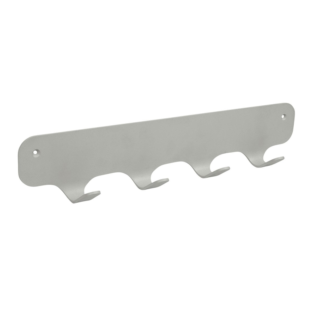 Rounded Four Wandkapstok – Metaal – 4 Haken Industrieel