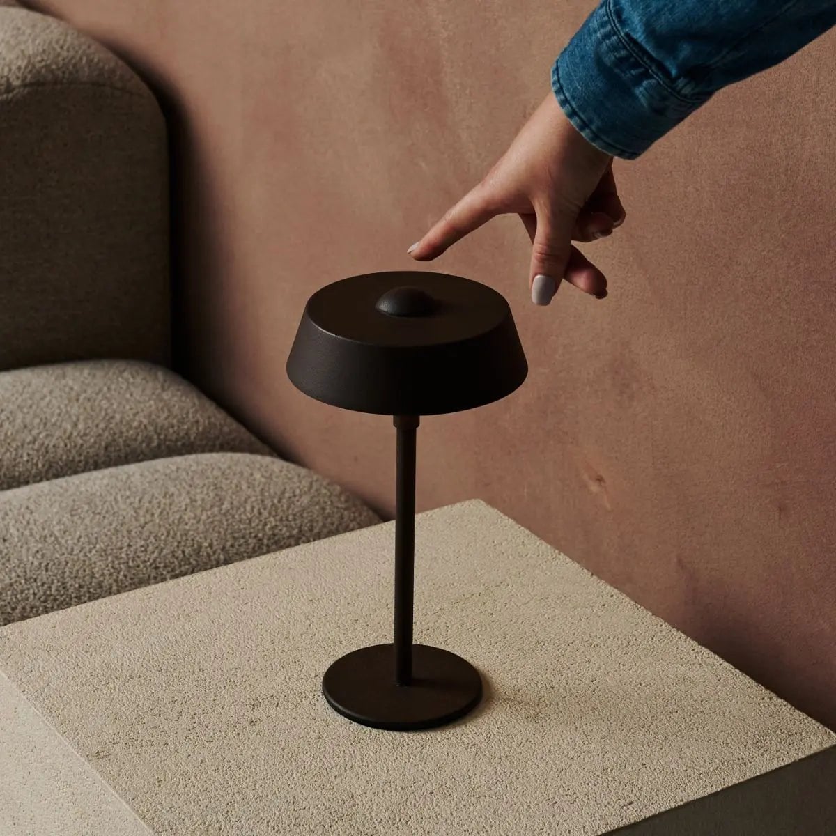 Luca Mokka Bruine USB Oplaadbare Lamp