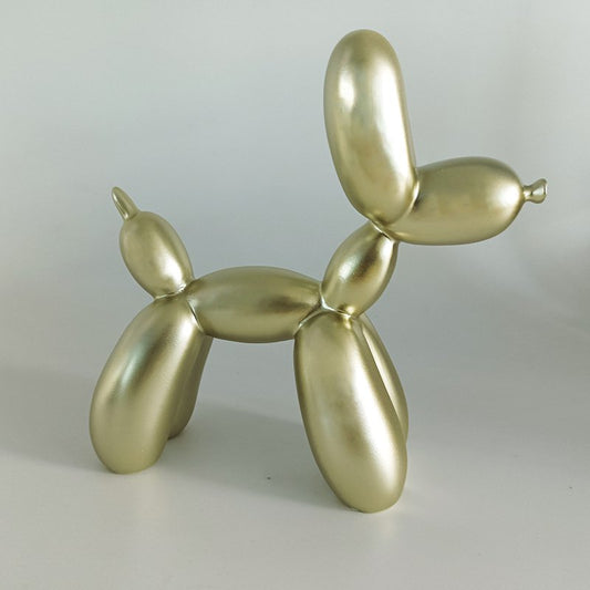 polyresin ballon hond goud