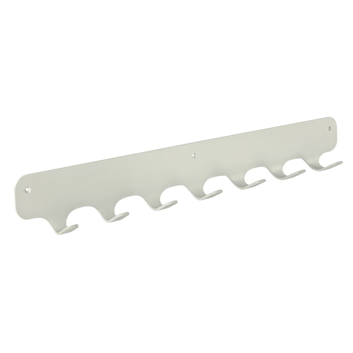 Rounded Seven Wandkapstok – Metaal – 7 Haken Industrieel