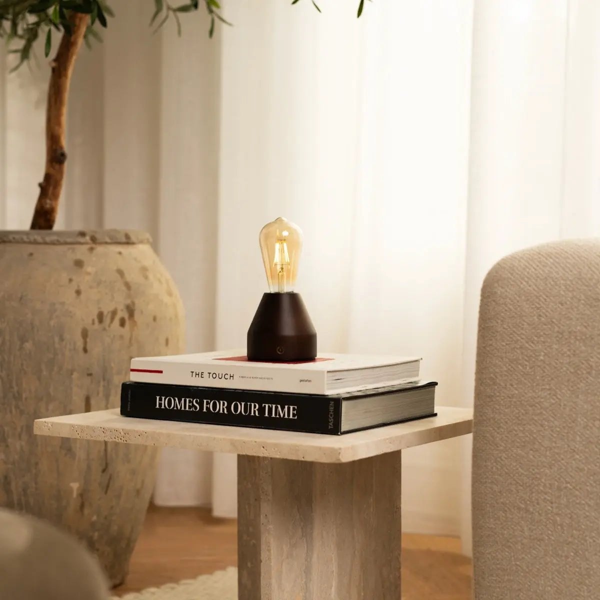 Zavi Donkerbruin Tafellamp