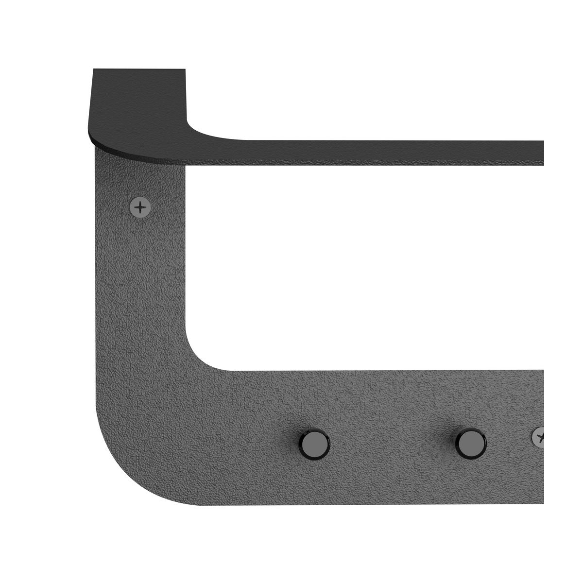 Linea Wandkapstok – Metaal – 10 Haken met Opbergruimte