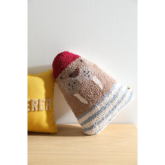 Walrus Sierkussen – Punch Needle Structuur