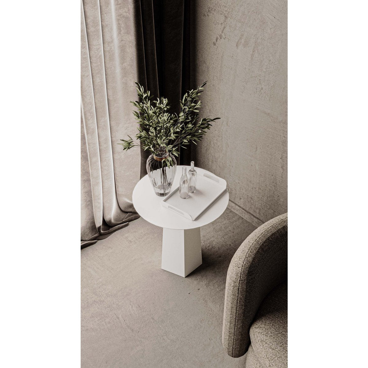 Charm Bijzettafel – Staal – Zwart – Moderne Bijzettafel