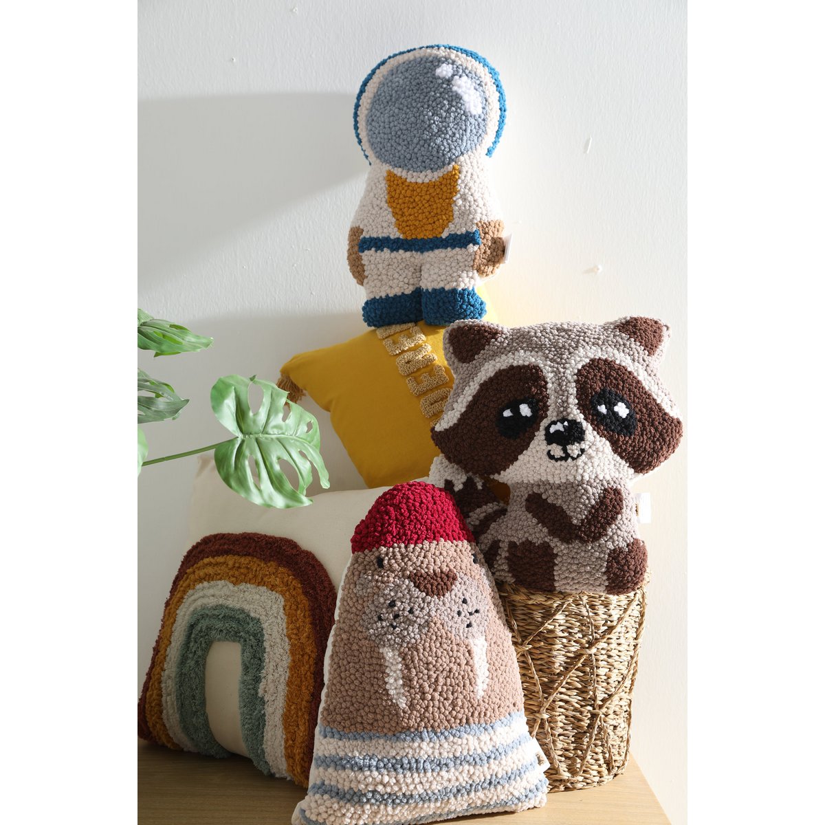 Walrus Sierkussen – Punch Needle Structuur